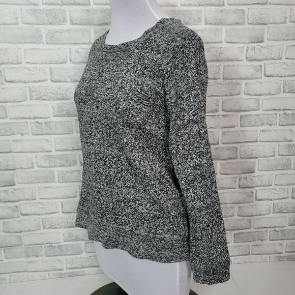 Obey Propaganda Womens M Heather‎ Grey Knit Pullover Sweater Front Pocket - Picture 3 of 6